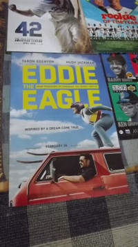 "EDDIE THE EAGLE" 2015 SKIING MOVIE POSTER/MICHAEL EDWARDS