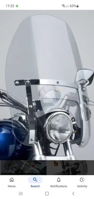 Quick disconnect windshield for Sportster 100 or best offer