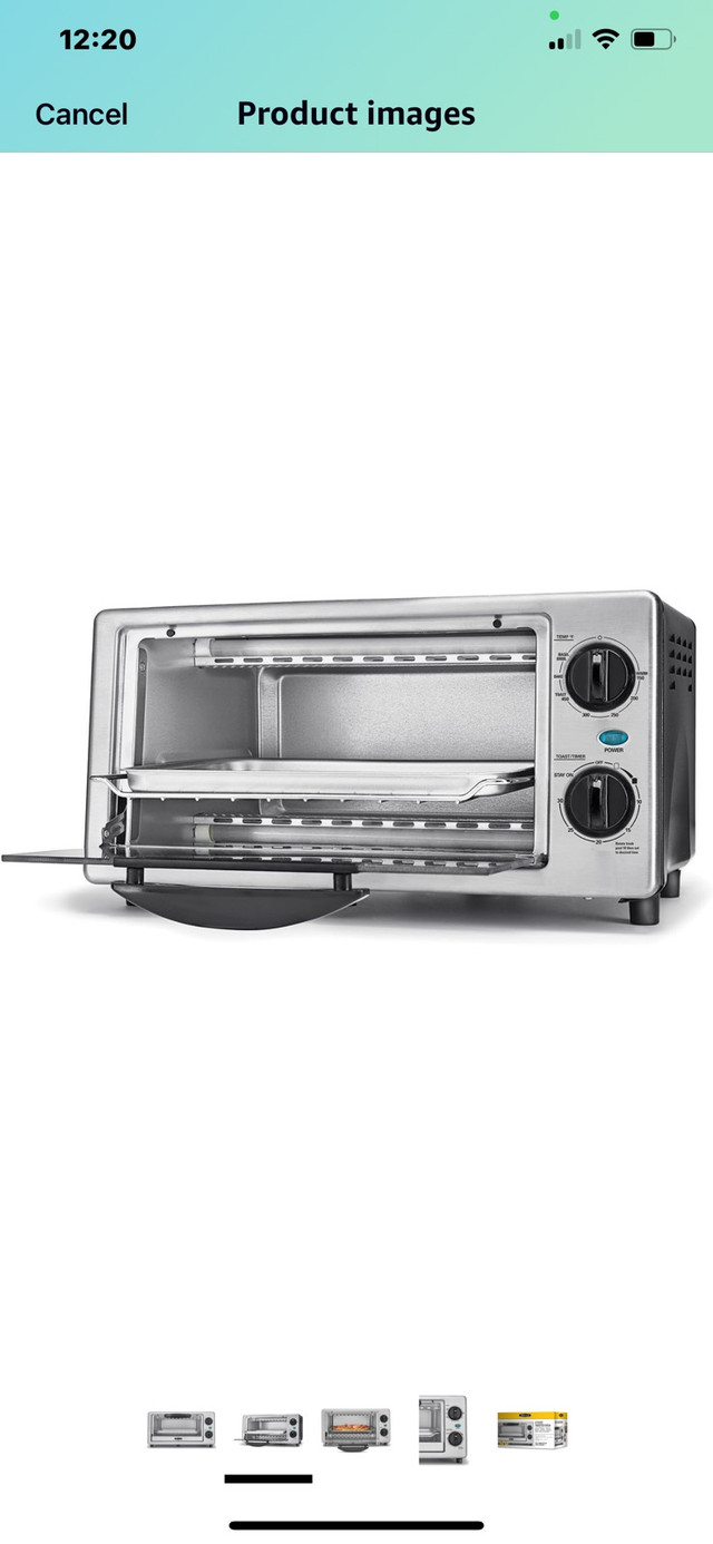 BELLA 4 Slice Countertop Toaster Oven, 1000 Watt Quartz ElementH in Toasters & Toaster Ovens in City of Toronto - Image 3
