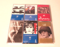 U2 and Peter Gabriel Cassette Tapes