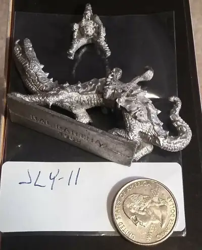 Ral Partha 1982 Dungeons and Dragons Miniature Dragon & Rider, View more