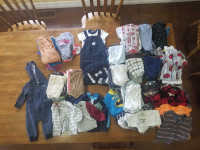 Baby boy 3-6 and 6 month clothes