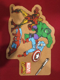 Marvel cork board wall decor