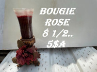 Bougie rose
