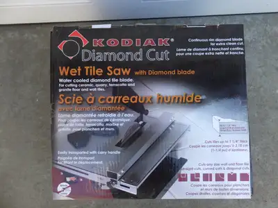 Kodiak Diamond Wet Tile Saw, View more