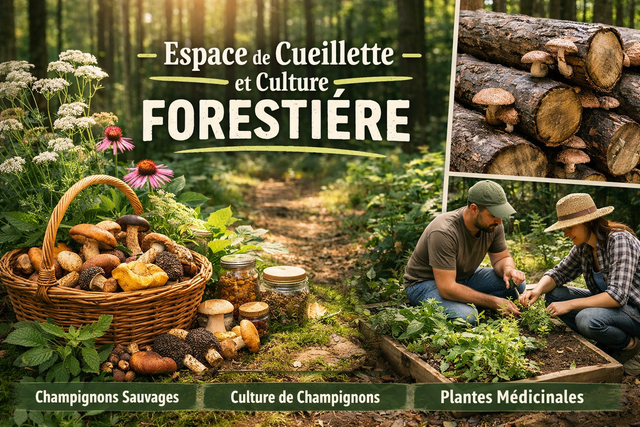 Espace de cueillette et de culture en forêt – champignons in Commercial & Office Space for Sale in Québec City - Image 2