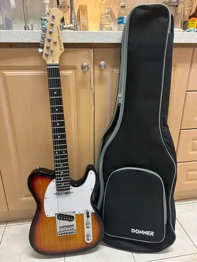 Donner Telecaster Style Electric Guitar with Case, View more