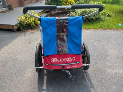 I am selling a Chariot double stroller and bike trailer, perfect for active families. This versatile...