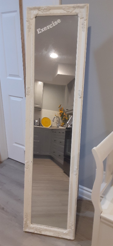 White Floor Mirror in Multi-item in St. Albert