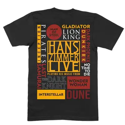 Hans Zimmer Live T-shirt - new size Large, View more