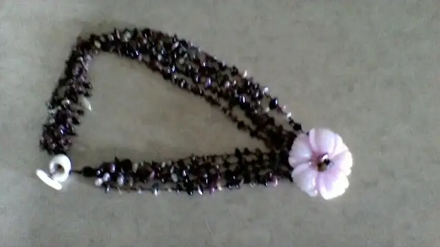 PINK CALCEDONY/TOURMALINE TORSADE62863731927426124