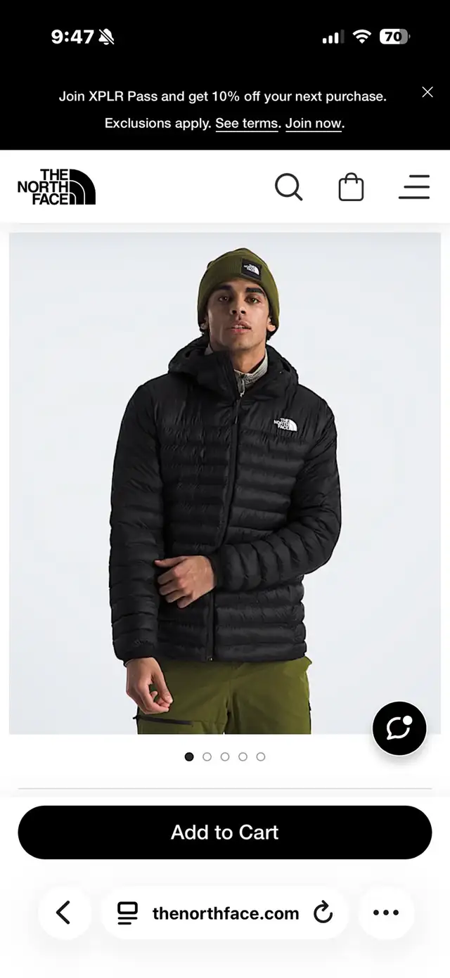 Brand New North Face Terra Peak Hooded Jacket in Men's in Calgary - Image 5