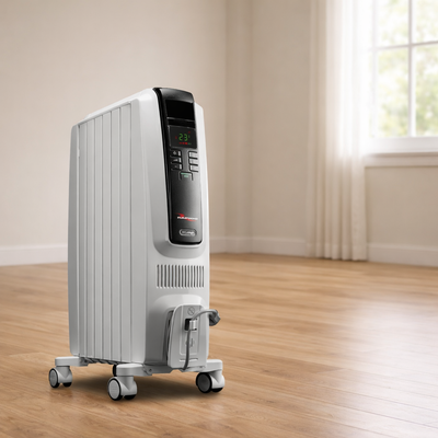 De'Longhi Oil-Filled Radiator Space Heater, Quiet 1500W, View more