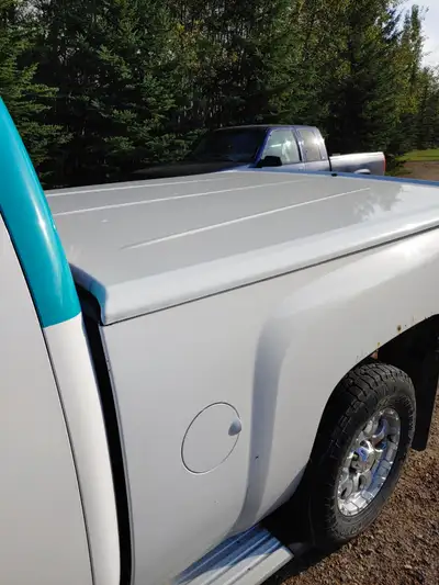 For sale hard tonneau cover was on Chevy 6.5 box real good condition call or text 3062208172. 220.00