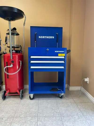 3 Drawers Tool Cart  Tool box Tool Chest 27* W :17.*H:38 inch, View more