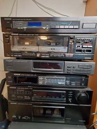 Electronics, vintage amps,DVD, laser disc, castle player, guitar