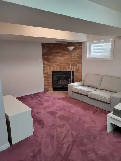Female Uof G students. Full basement with natural light, private bathroom, shower and shared laundry...