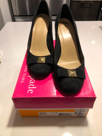 Kate Spade Black Suede Shoes