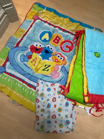 Literie bassinette Sesame Street/crib bedding , View more