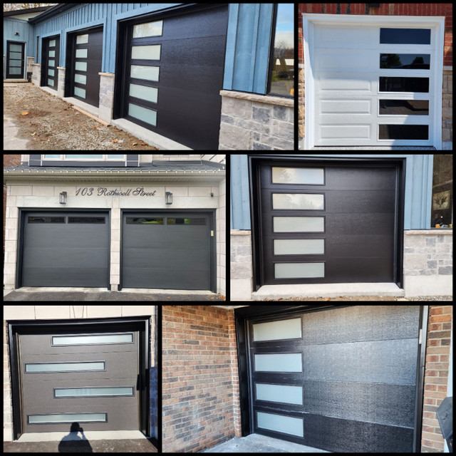 Modern Insulated Garage Doors in Garage Doors & Openers in Guelph