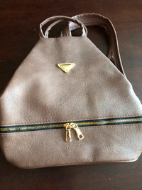 New- Fake leather backpack/purse
