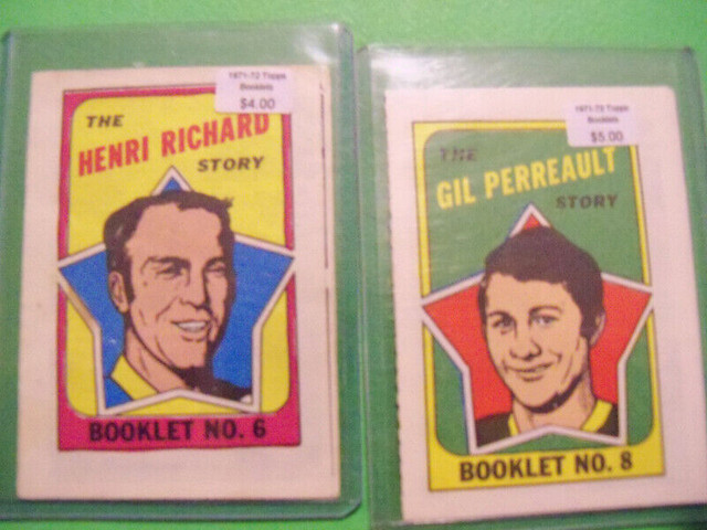 Vintage Hockey: 1971-72 Topps Player Booklets (Hull, Howe etc) in Arts & Collectibles in Bedford - Image 4