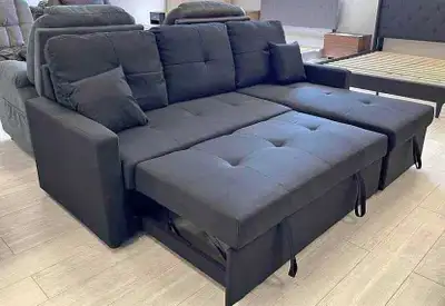 Pull Out Sectional New Sofa Come Bed at Cash on Delivery, View more