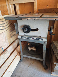 Beaver table saw, scroll saw and belt/disc unit