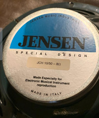 Jensen mod 50 10 inch speaker 