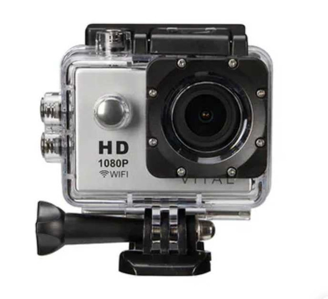 Brand New HD Wi-Fi 1080p Action Camera in Cameras & Camcorders in Kitchener / Waterloo - Image 2