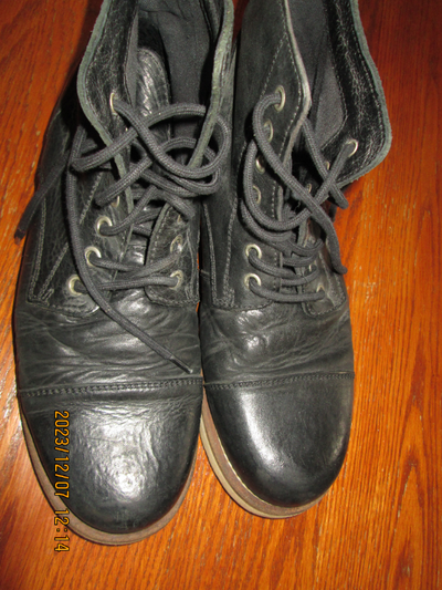 BOTTE EN CUIR NOIR POUR HOMME   MARQUE "PAJAR"  GR 10, View more