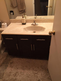 $100 · Three used Bath room faucets two delta one moen in chro
