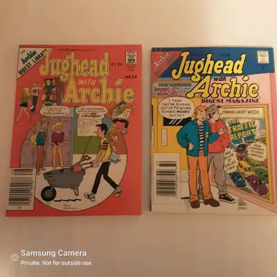Jughead with Archie Comic Digest No 66 & 132 double up decade, View more