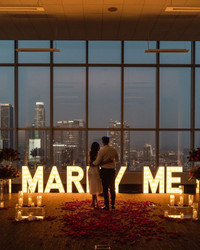 Wooden    marquee letters for    rent - 3ft Marry Me