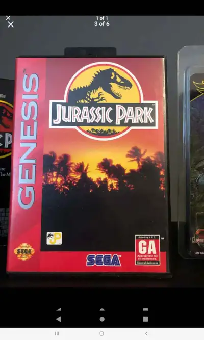 """JURASSIC PARK"""Sega Genesis Game, View more