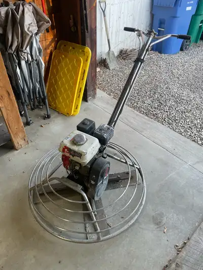 Works great. Comes with float blades. Call 403-915-0054