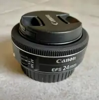 anon EFs 24mm f/2.8 slim pancake lens for EOS 7D 77D 70D Rebel