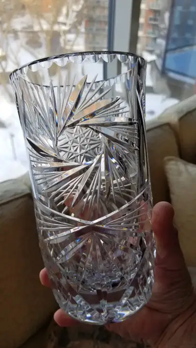 Vintage Crystal Vase, View more