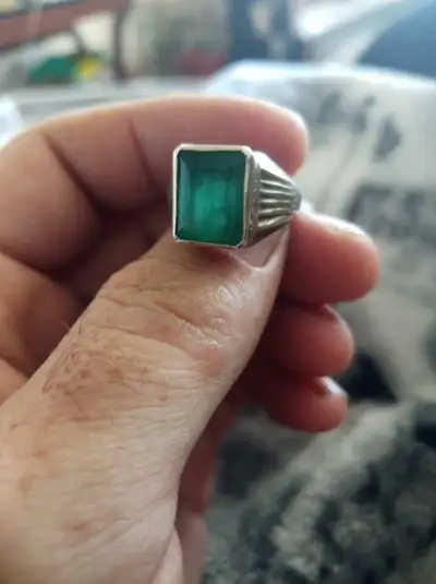 men's emerald ring , View more