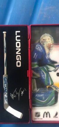 Roberto Luongo McDonalds Collectible Hockey Stick 