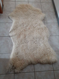 Sheep skin tanned