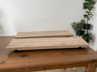 Wood shelves 