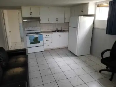 All inclusive one bedroom basement  for rent in Etobicoke fro
