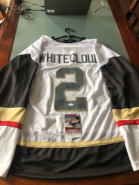 Zac Whitecloud Vegas jersey with COA 