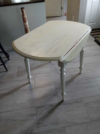 Solid Wood Drop-lear Table (40")