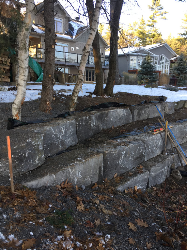 Amour stone/ Steps/ Retaining walls Montreal dans Plantes, engrais et terreaux  à Ouest de l’Île - Image 2