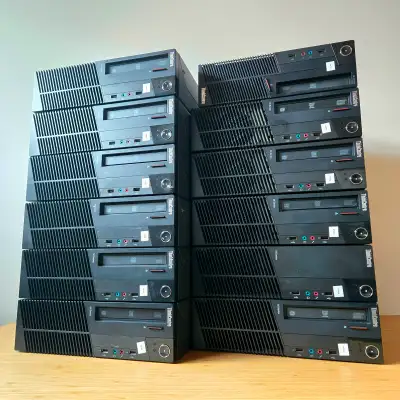 Lot Lenovo Thinkcentre SFF | Intel i5 | 12 Gb RAM | 120 Gb SSD, View more