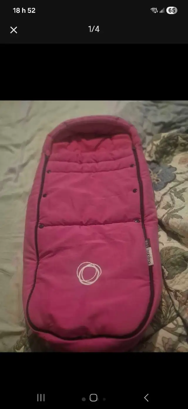 bugaboo bee footmuff / chanceliere in Strollers, Carriers & Car Seats in City of Montréal - Image 5