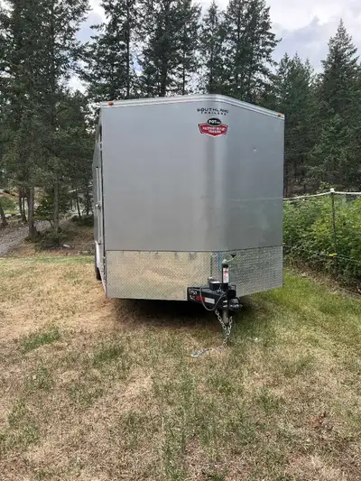 Newly new elclosed trailer. Purchased new in April 2026. Used to move and storage house contents whi...