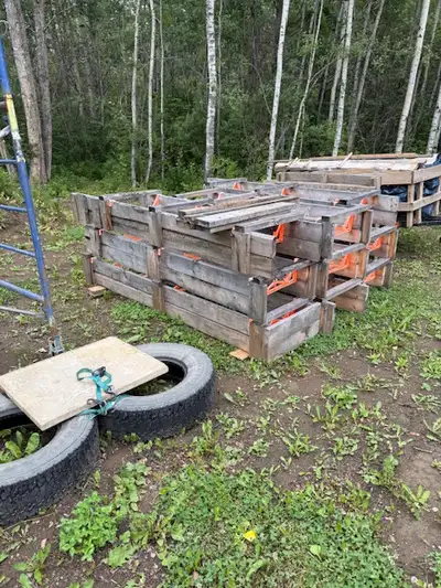12''x20'' Concrete Footing Forms for 24x24 Addition. Pre-made with rebar hangars installed